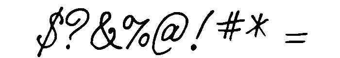 Quimby Mayoral Regular Font OTHER CHARS