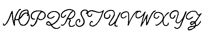 Quimby Mayoral Regular Font UPPERCASE