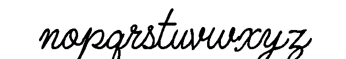 Quimby Mayoral Regular Font LOWERCASE
