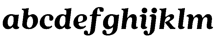 Quincy Black Italic FONT