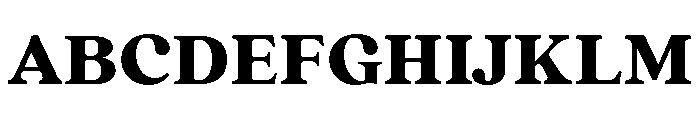 Quincy Black Font UPPERCASE