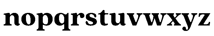 Quincy Black Font LOWERCASE