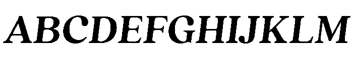 Quincy Bold Italic Font UPPERCASE
