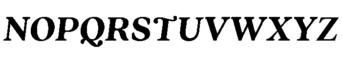 Quincy Extra Bold Italic Font UPPERCASE