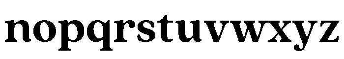 Quincy Extra Bold Font LOWERCASE