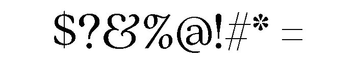 Quincy Light Font OTHER CHARS