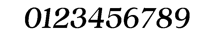 Quincy Medium Italic Font OTHER CHARS