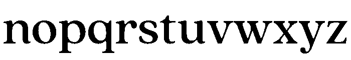 Quincy Medium Font LOWERCASE