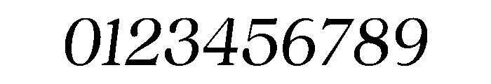 Quincy Regular Italic Font OTHER CHARS