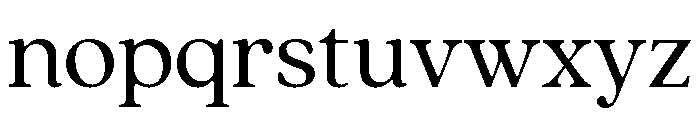 Quincy Regular Font LOWERCASE