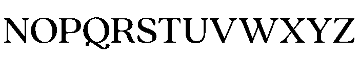 Quincy Text Font UPPERCASE
