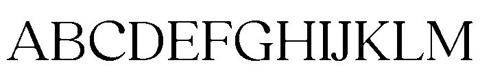 Quincy Thin Font UPPERCASE