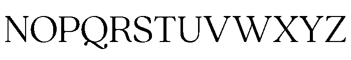 Quincy Thin Font UPPERCASE