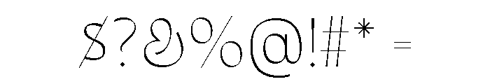 Quiverleaf Arabic Light Font OTHER CHARS