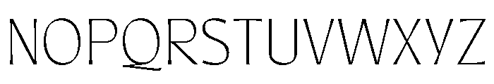 Quiverleaf Arabic Regular Font UPPERCASE