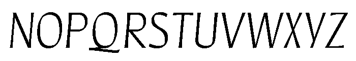 Quiverleaf Bold Italic Font UPPERCASE