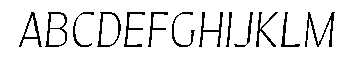 Quiverleaf Demi Bold Italic Font UPPERCASE