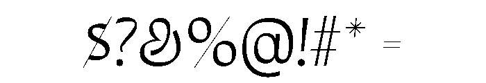 Quiverleaf Extra Bold Italic Font OTHER CHARS