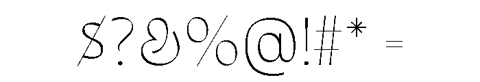 Quiverleaf Light Font OTHER CHARS