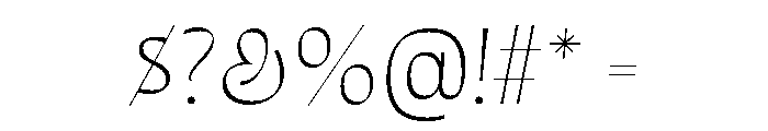 Quiverleaf Regular Italic Font OTHER CHARS