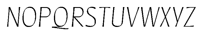 Quiverleaf Regular Italic Font UPPERCASE