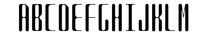 QVR Sharp Display Rounded Font LOWERCASE