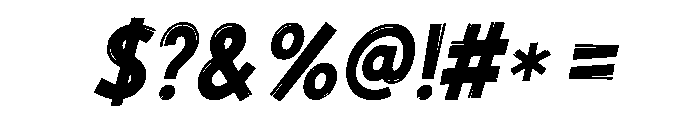 QWINJ Italic Font OTHER CHARS