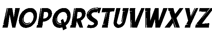QWINJ Italic Font UPPERCASE