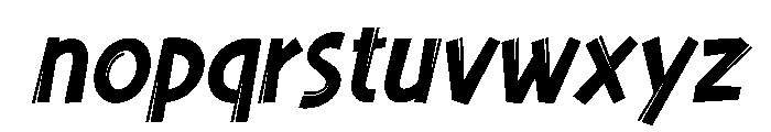 QWINJ Italic Font LOWERCASE