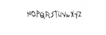Qwacko Font; Hand-drawn Graffiti Type Font UPPERCASE