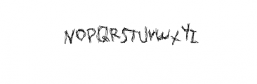 Qwacko Font; Hand-drawn Graffiti Type Font LOWERCASE