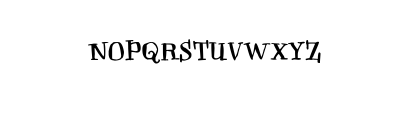 Qwinkwell; Old Style handwritten Pen & Ink Font UPPERCASE