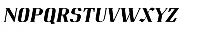 Qwatick Bold Italic Font UPPERCASE