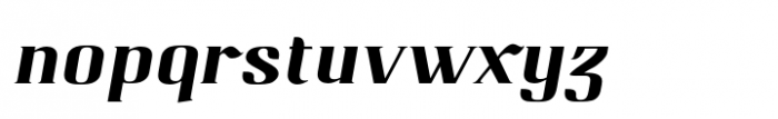 Qwatick Bold Italic Font LOWERCASE