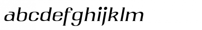 Qwatick Italic Font LOWERCASE