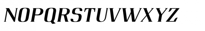 Qwatick Medium Italic Font UPPERCASE