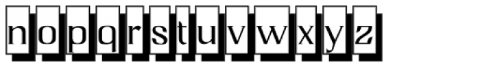 QwatickPlacard Font LOWERCASE