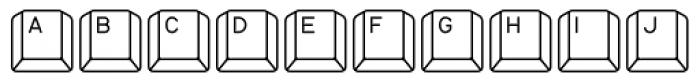 Qwerty PC Font LOWERCASE