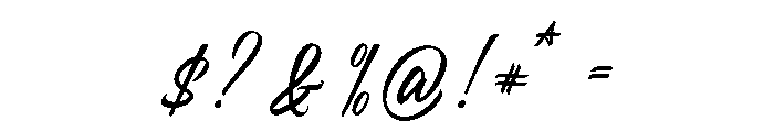 QyaraDemo-Regular Font OTHER CHARS