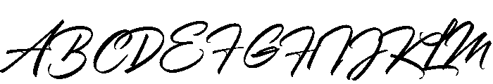 QyaraDemo-Regular Font UPPERCASE