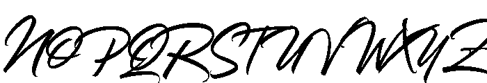 QyaraDemo-Regular Font UPPERCASE