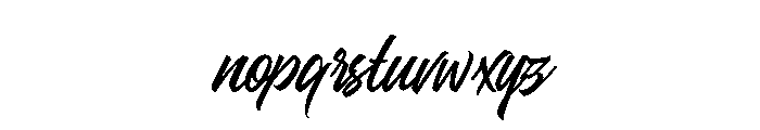 QyaraDemo-Regular Font LOWERCASE