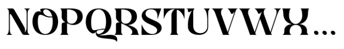 Qyore Serif Elvara Font UPPERCASE