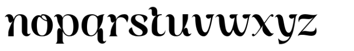 Qyore Serif Elvara Font LOWERCASE
