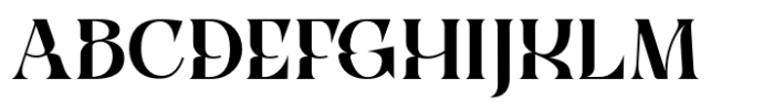 Qyore Serif Grandure Font UPPERCASE