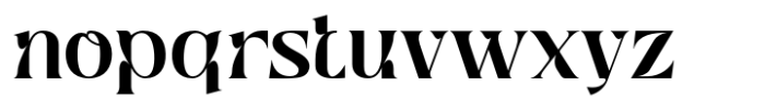 Qyore Serif Grandure Font LOWERCASE