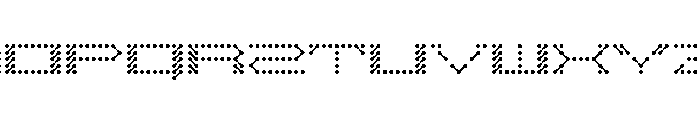 QZ Teletype II Font UPPERCASE