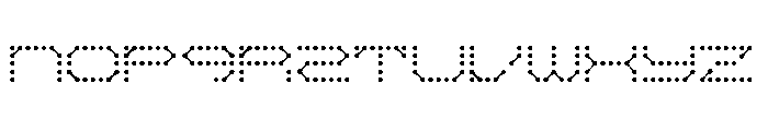 QZ Teletype II Font LOWERCASE