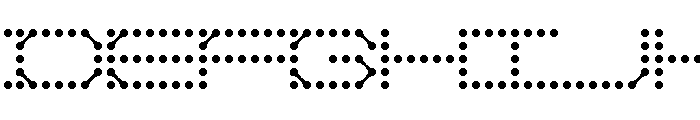 QZ Teletype Font UPPERCASE