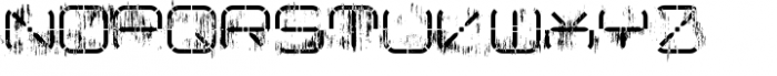 R-2014 Eroded Font UPPERCASE